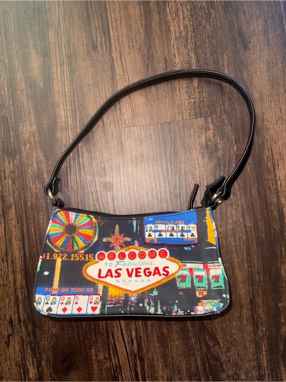 Y2K Frankie & Johnnie Las Vegas beaded Shoulder Bag